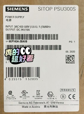 6EP1434-2BA10 SlTOP PSU300拍前询价