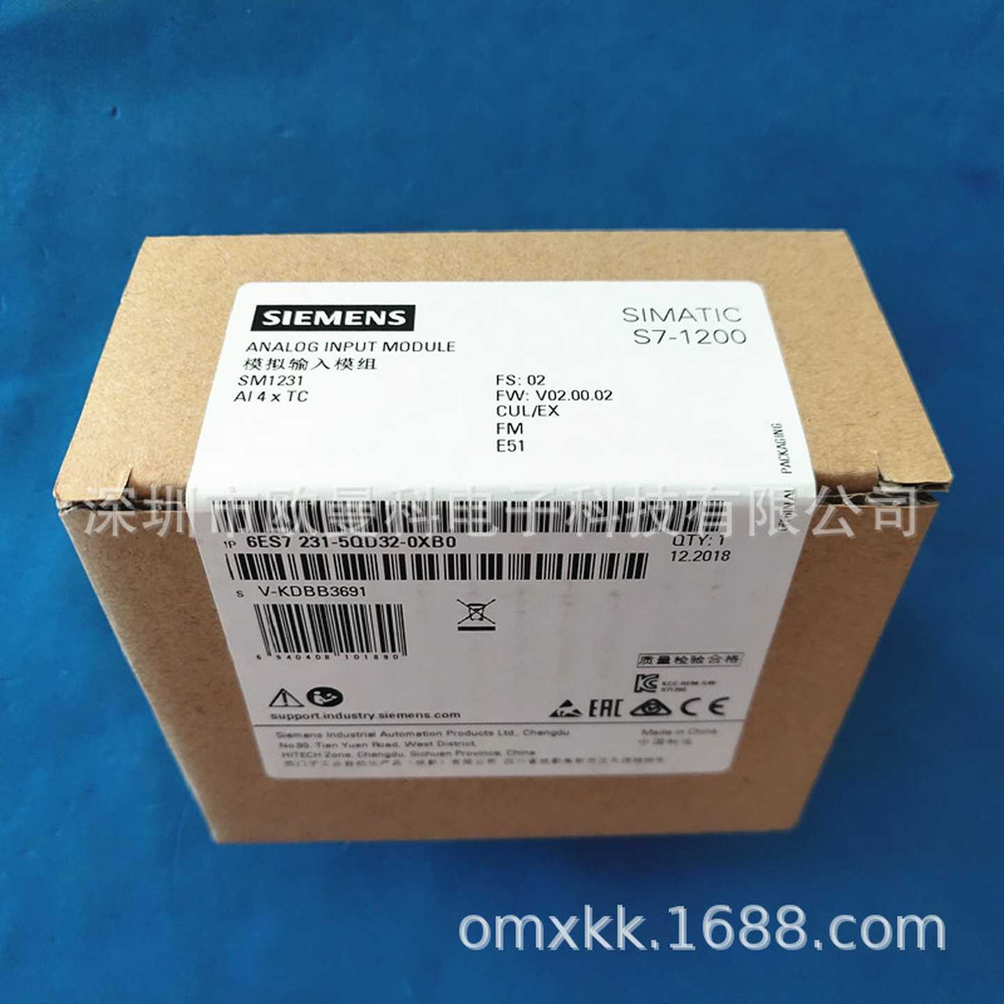 PLC控制器6EbS7231-5QD32-0XB0模拟量模块
