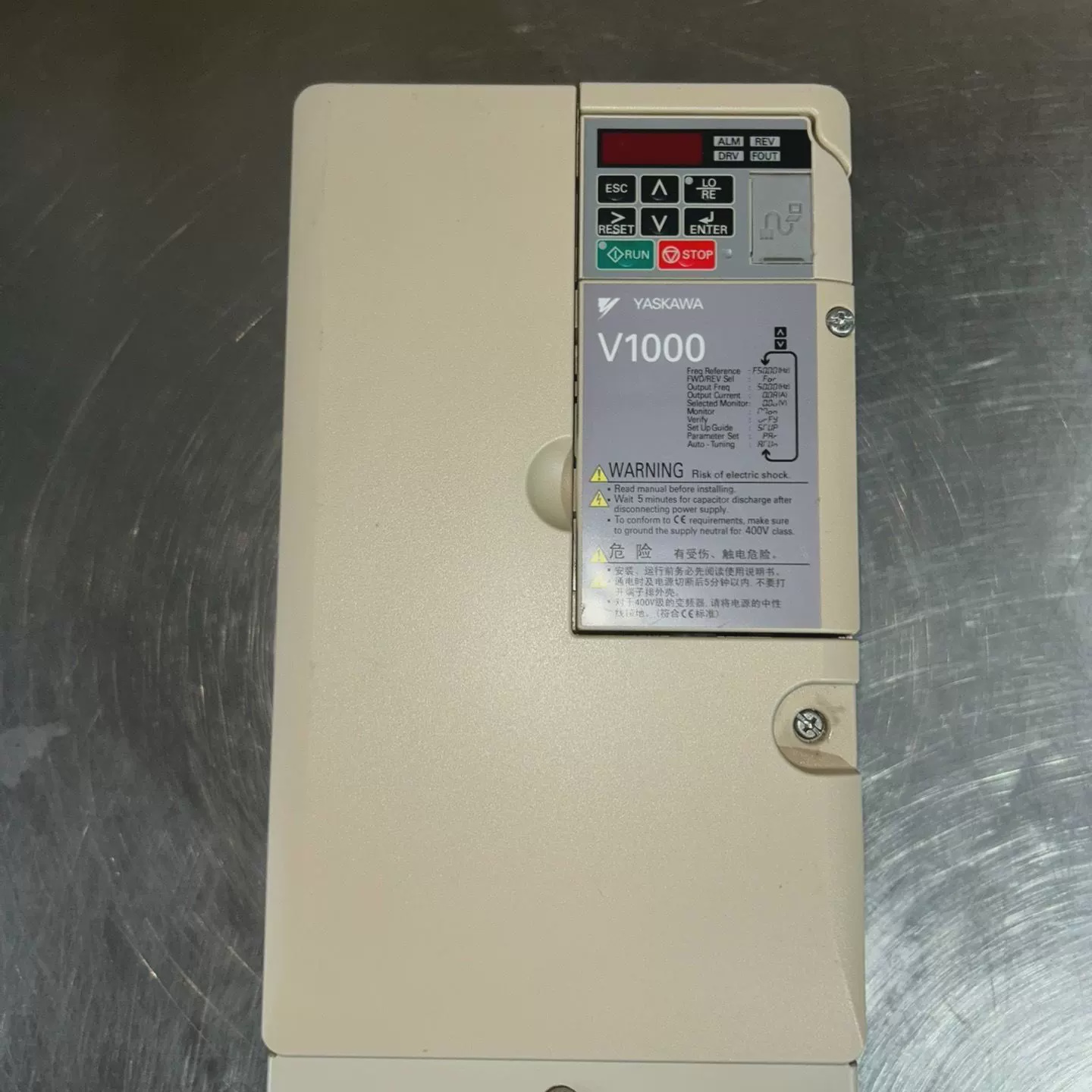 V1000变频器CIMR-VB4A0018FBA7.5