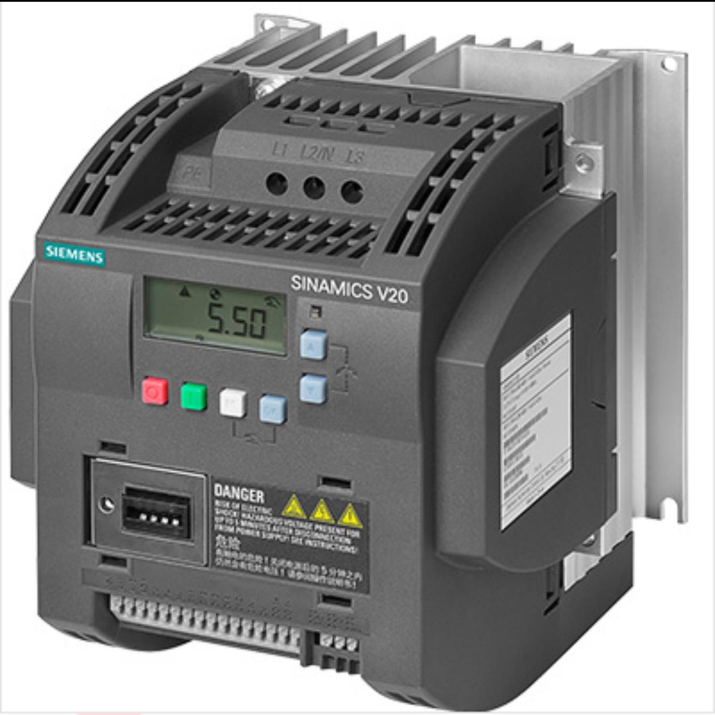 6SL3210-5BE24-0CV0 V20 3AC 380-480V  47-63Hz 标称功率 4kW