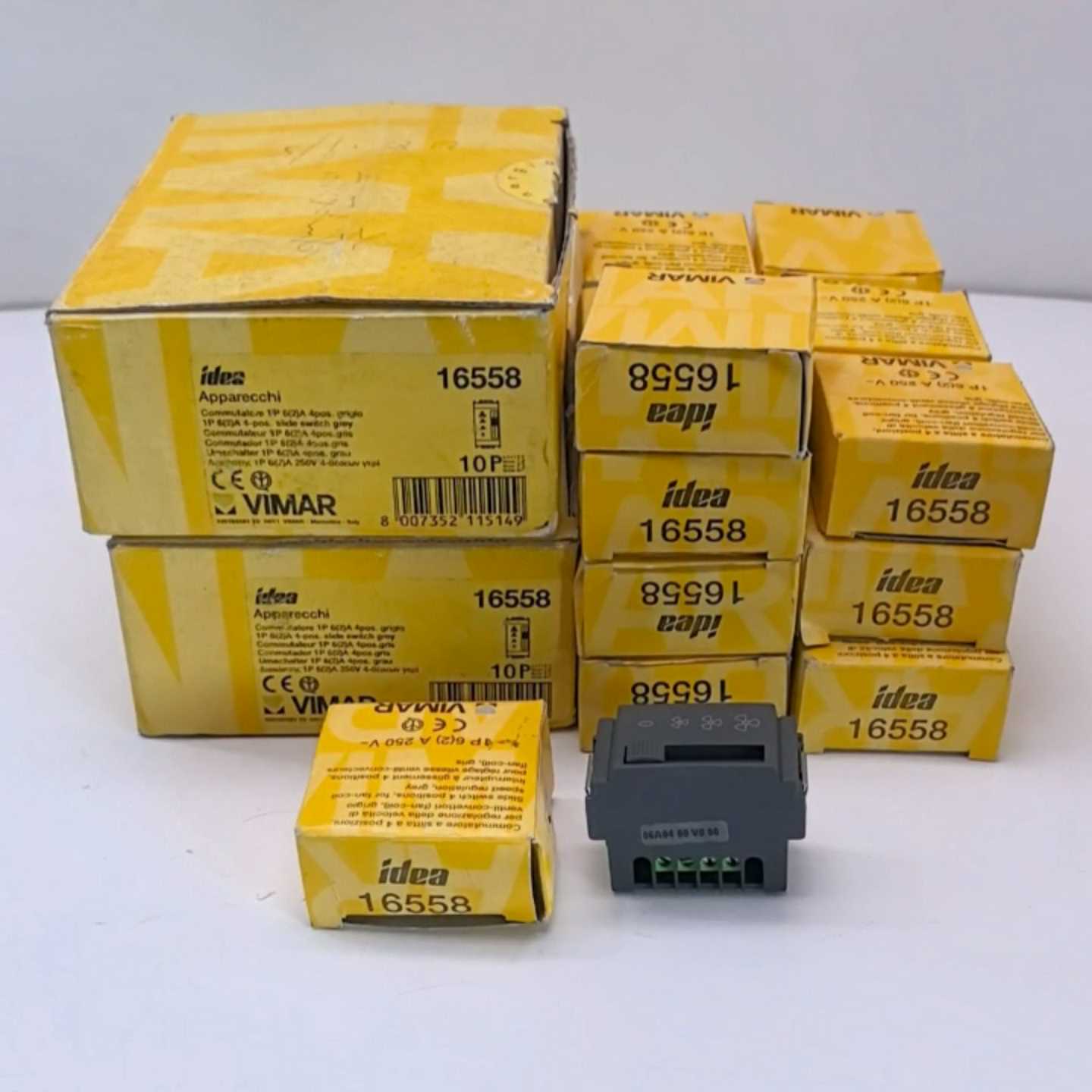 16558意大利VIMAR伟迈开关模块，型号16558，灰色--议价商品