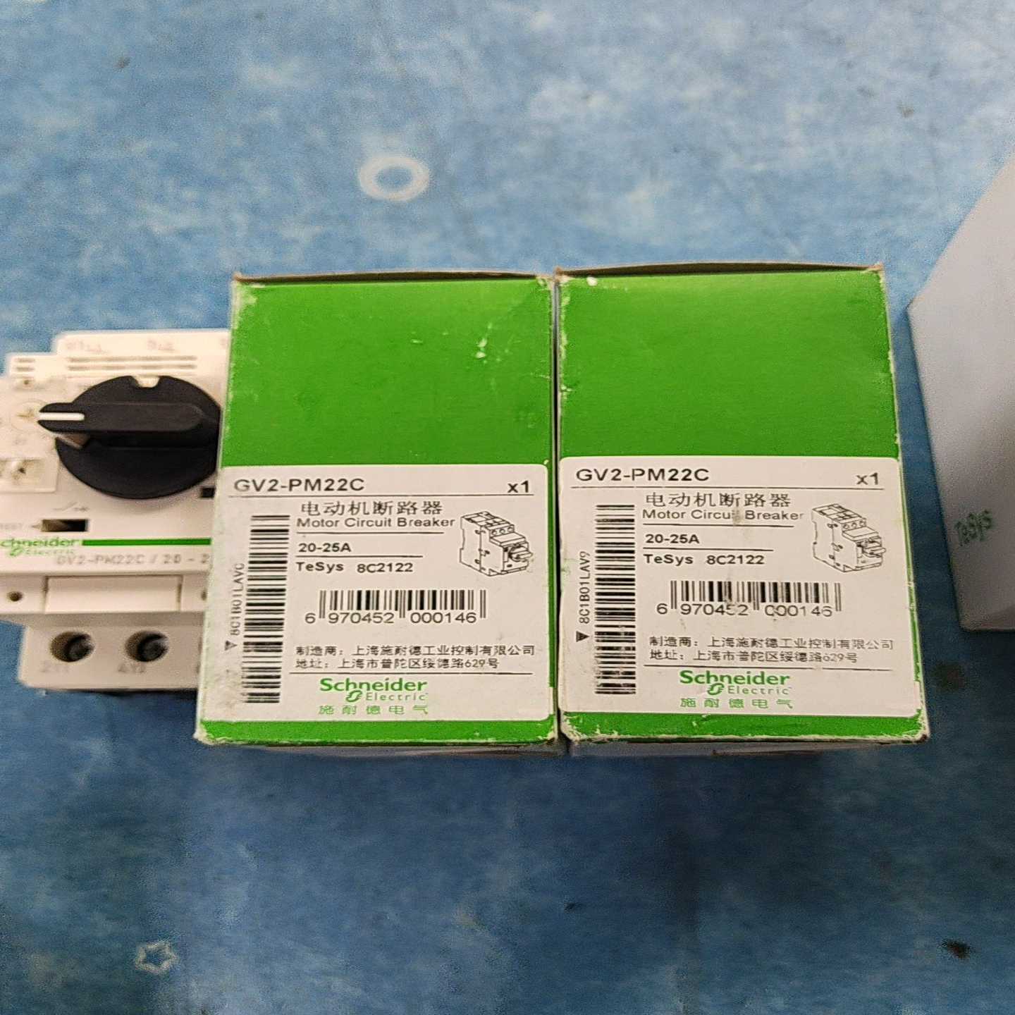 询价全新施耐德马达断路器GV2-PM22C议价