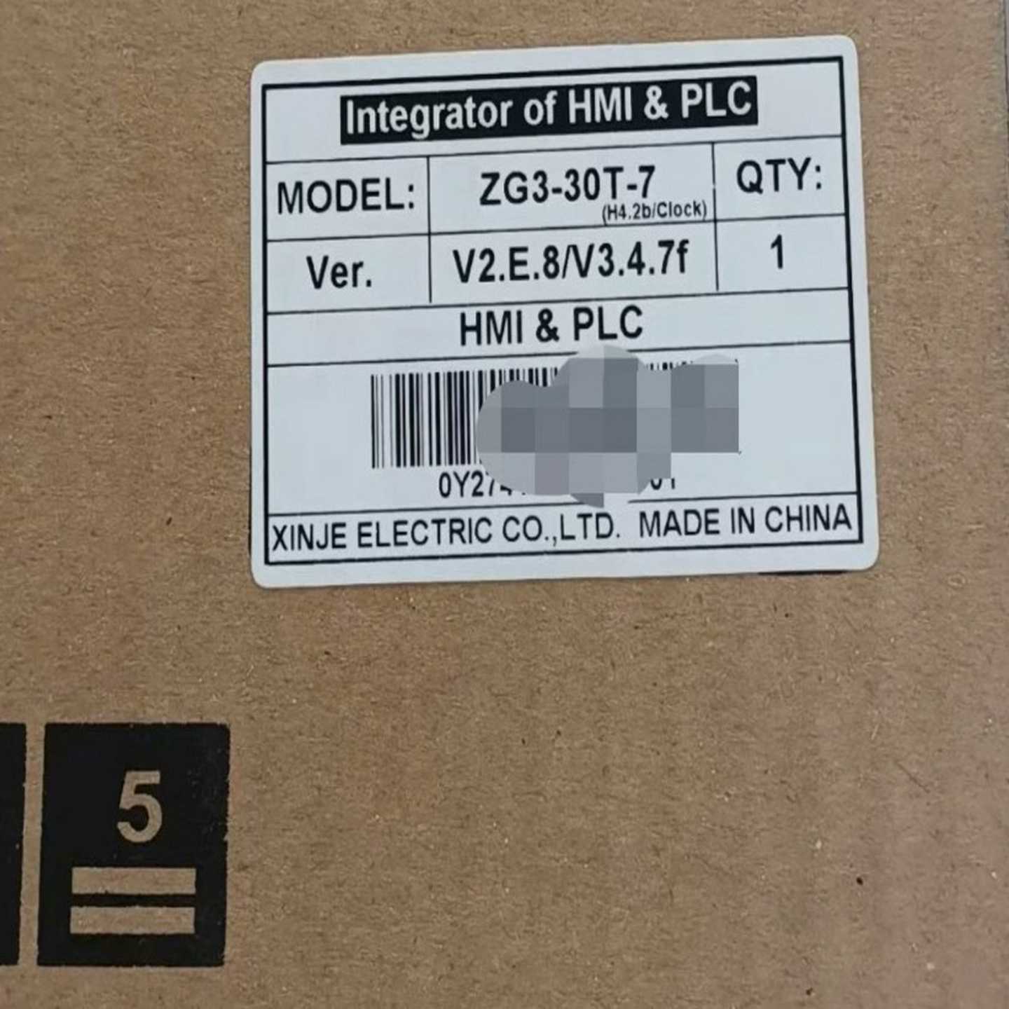 信捷ZG3-30T-7一体机，全新未拆封，实拍图，剩余两