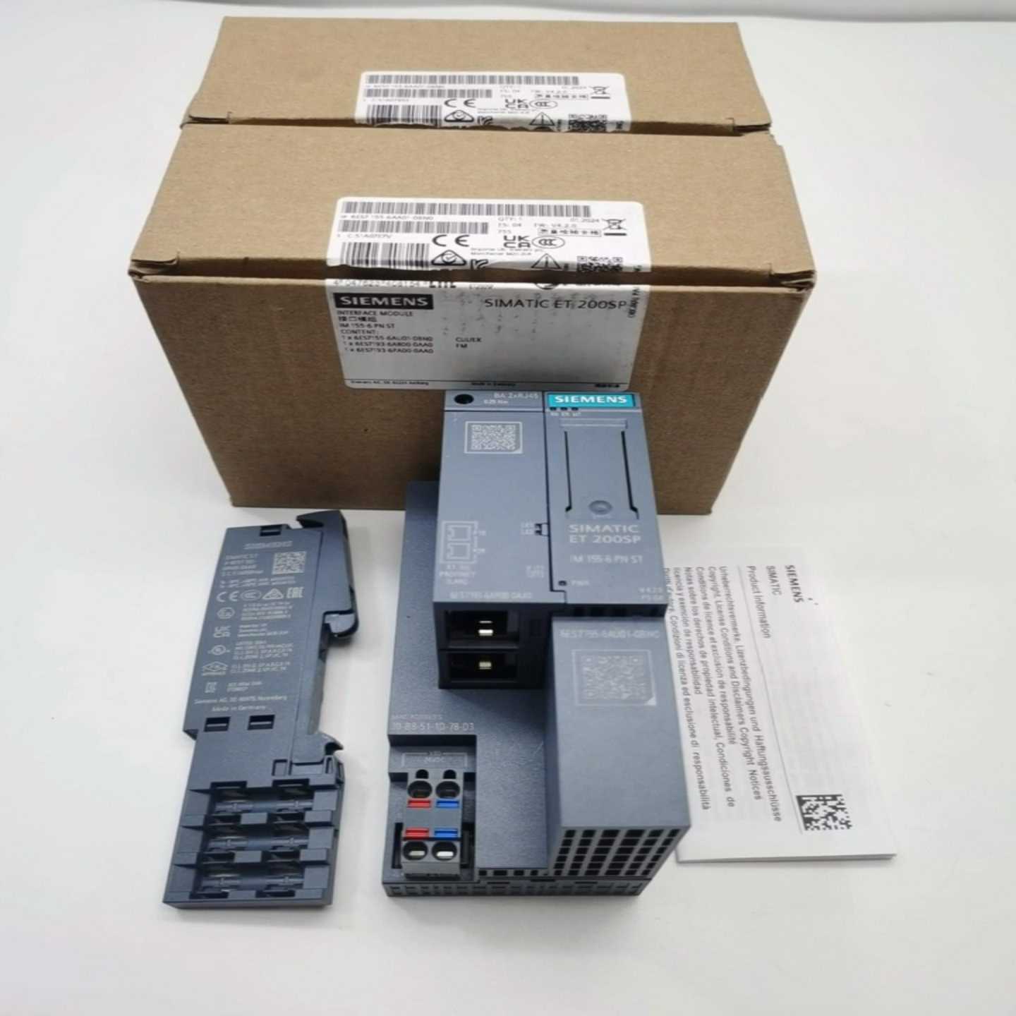 处理2台24年6ES7155-6AA01-0BN0全新原装西--议价商品