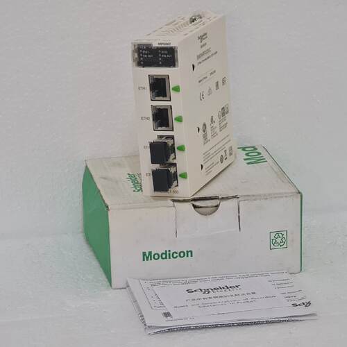 Schneider BMXNRP0200C Fiber Converter MMLC 2CH 100Mb  Severe