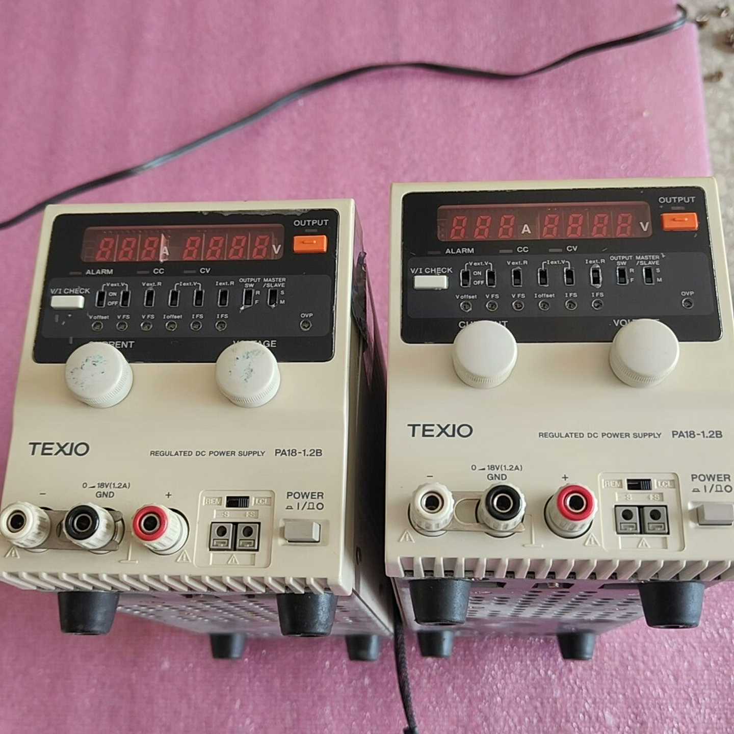 日本原装德士TEXIO线性精密电源PA18-1.2B，100--议价商品