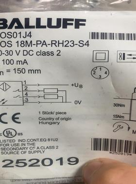 询价BALLUFFBOS18M-PA-RH23-S4