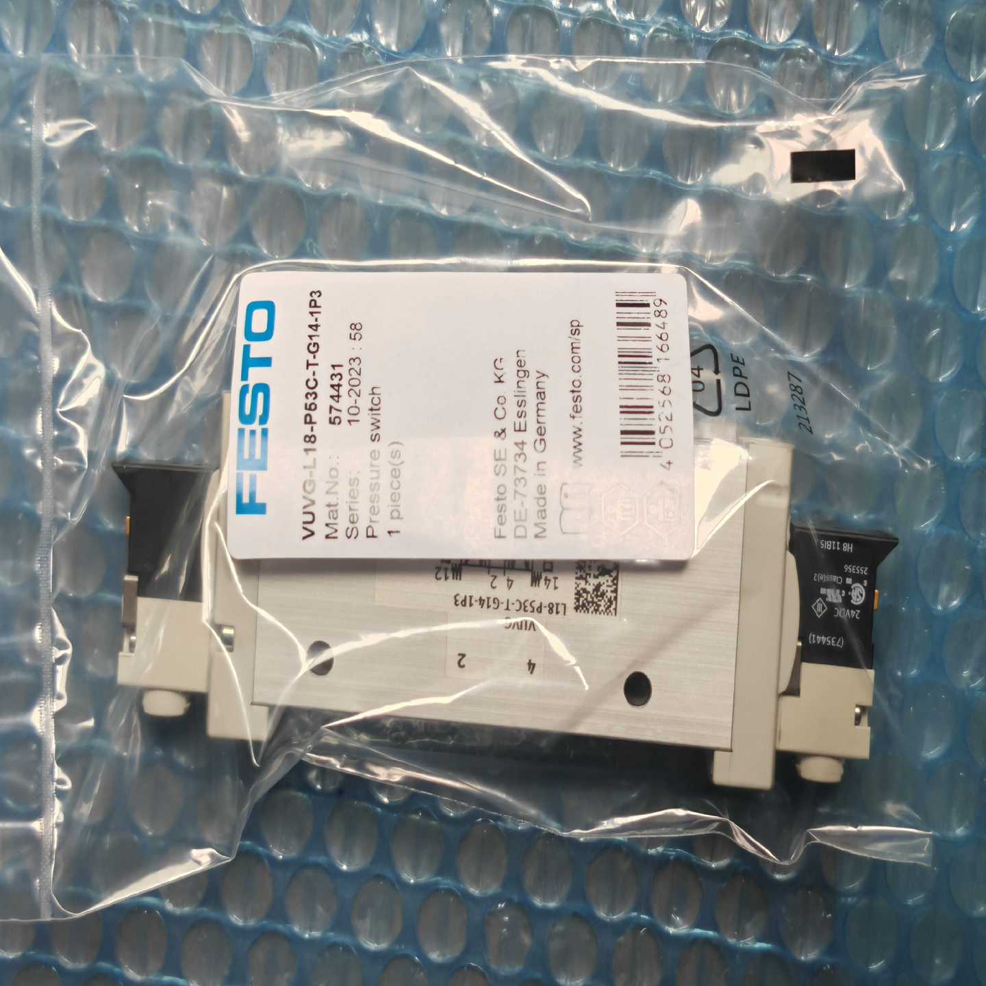 议价-VUKVG-L18-P53C-T-G14-1P3费斯托电磁阀