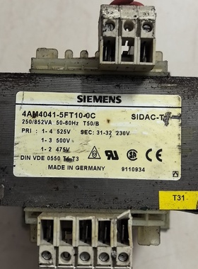 议价SIDACT变压器型号4AM40415FT1议价