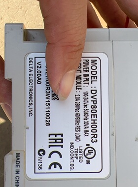 询价-台达DVP80EH00R3plc扩展DVP08HN11R