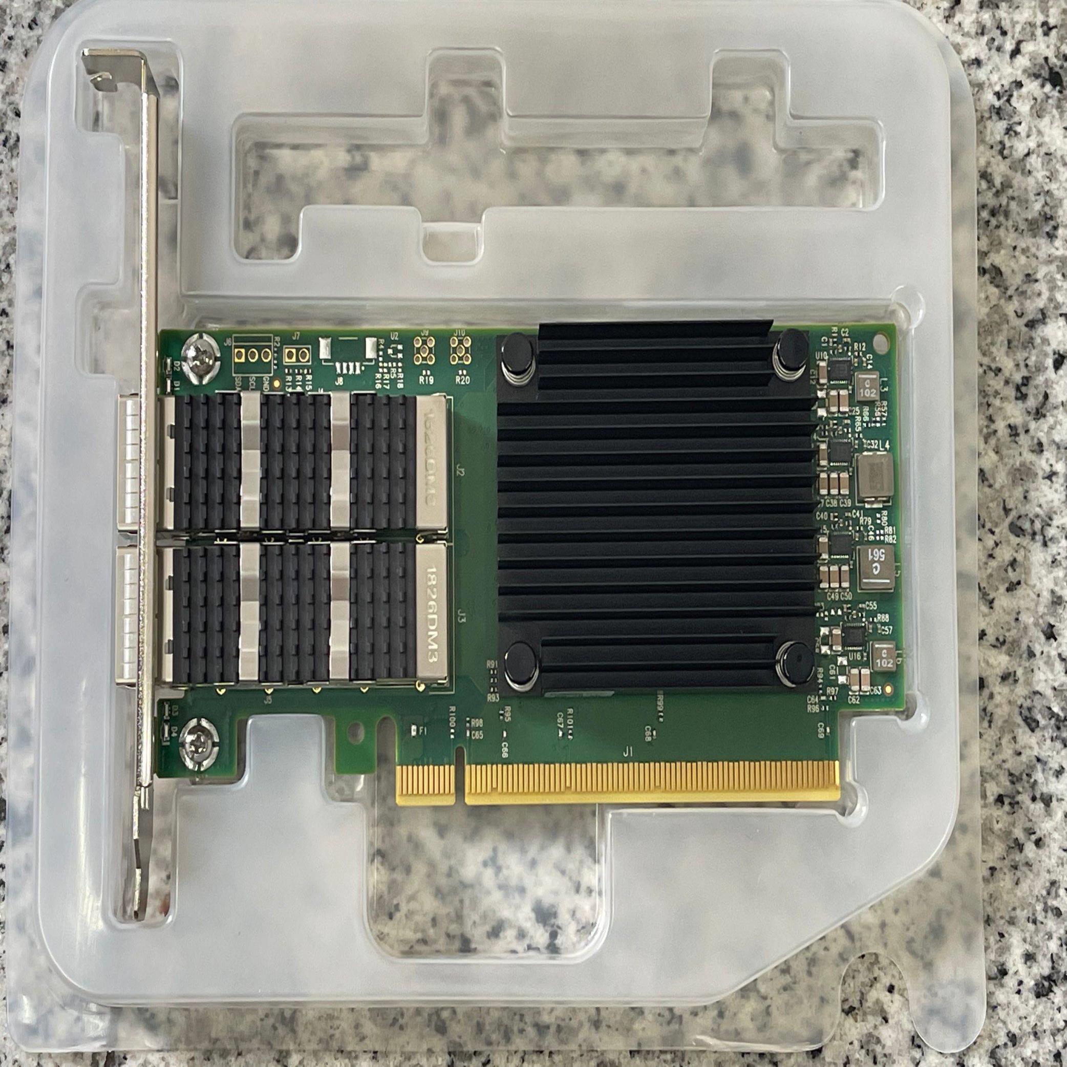 配件DELL mellanox cx6双口100G网卡 PCIE 40 16X CX623106A议价