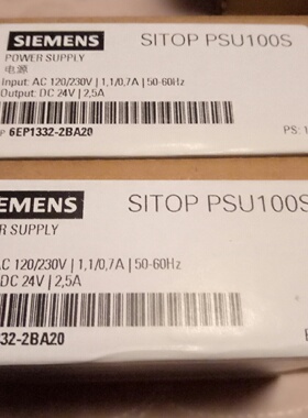 【询价】PSU100S电源6EP1332-2BA20正