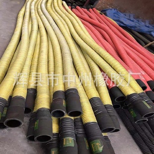 橡胶管 厂家直销水泥罐车打灰管螺旋钢丝夹线夹布胶管耐磨铠装