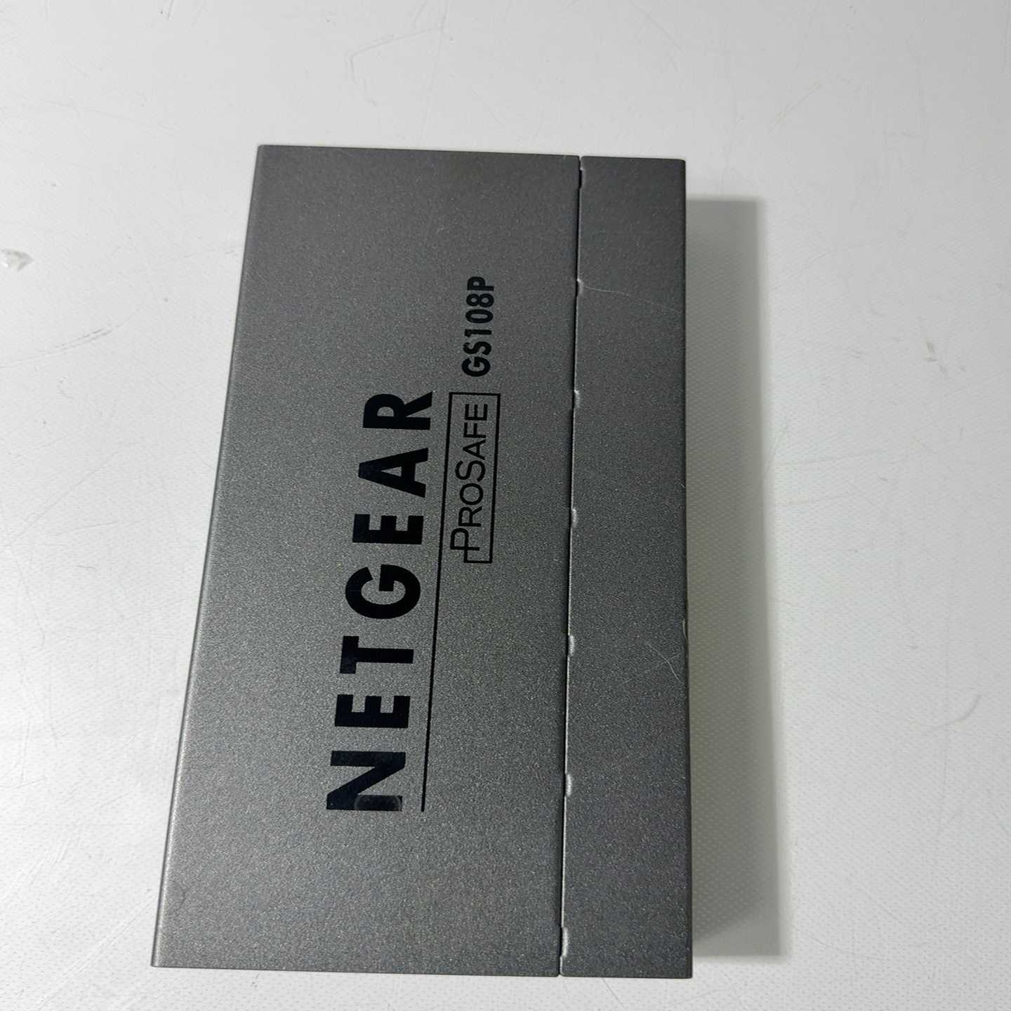 NETGEAR网件，GS108P，实图，测试包好，无电源，售--议价商品