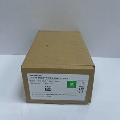 STENTOFON 1008041100.0400 CCOIP Unterstation Euro 1 Schlssel