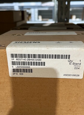 西门子全新原装6ES71432BH000AB0议价