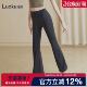长裤 显瘦舞蹈运动阔腿健身裤 女高腰提臀无尴尬线紧身裤 微喇瑜伽裤