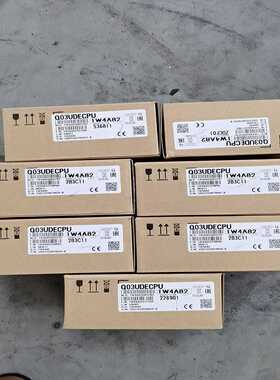 全新三菱PLCQ03UDECPU模块，型号1W4A82，原--议价商品