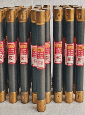 FusetronFRS25双元素延迟电流限制保险丝10件装