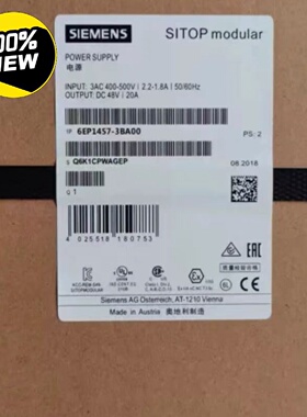 6EP14573BA00西门子SITOPPSU300拍前询价