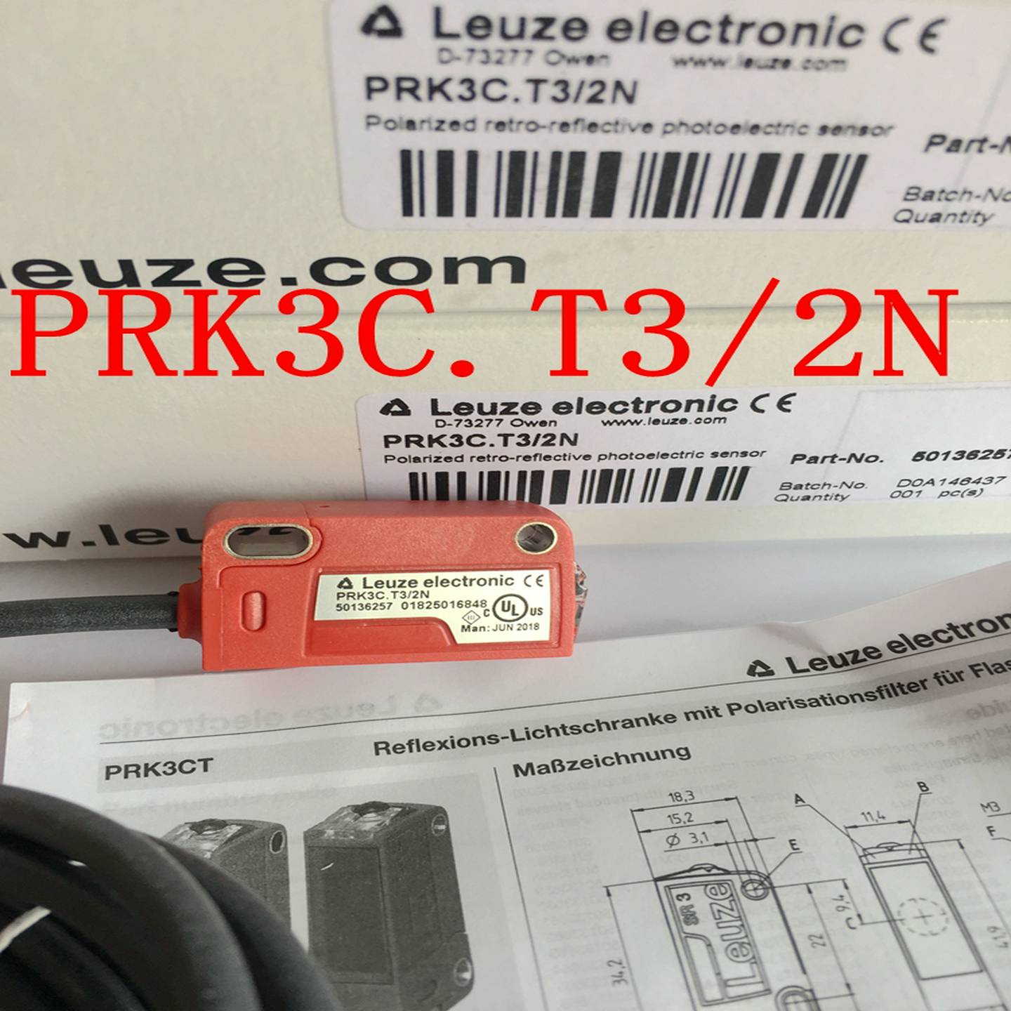 议价-劳易测Leuze光电开关PRK3C.T3/2NPRK3B/6.226.42PRK3C.