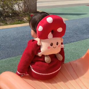 小蘑菇卡通防摔背枕护头神器可爱宝宝护头枕学步走路防撞帽枕