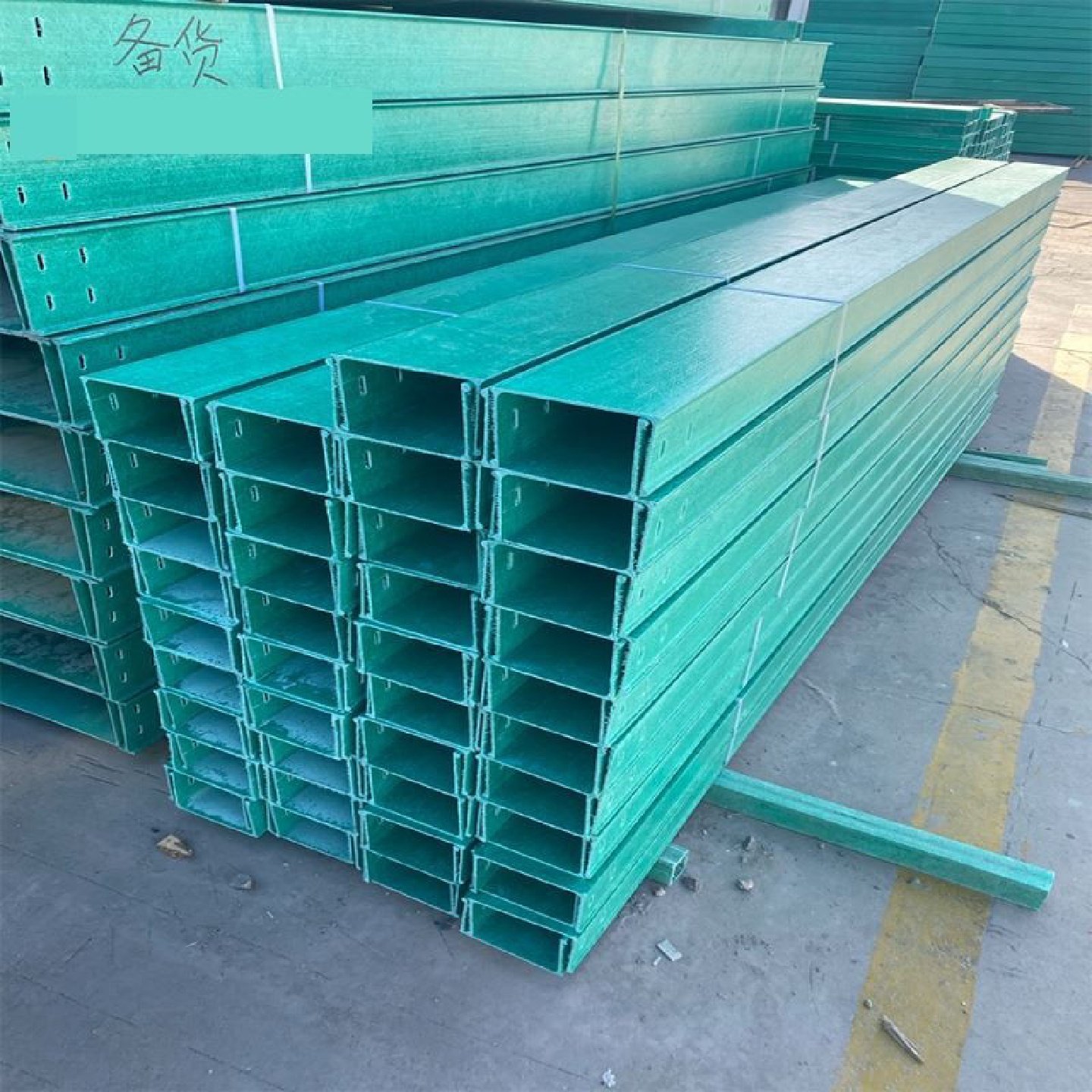 玻璃钢电缆桥架线槽盒式梯式大跨距防火阻燃防腐绝缘强电弱电厂家