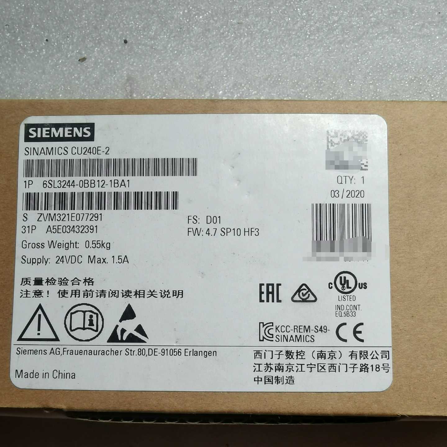6SL3244-0BB12-1BA1，有询价