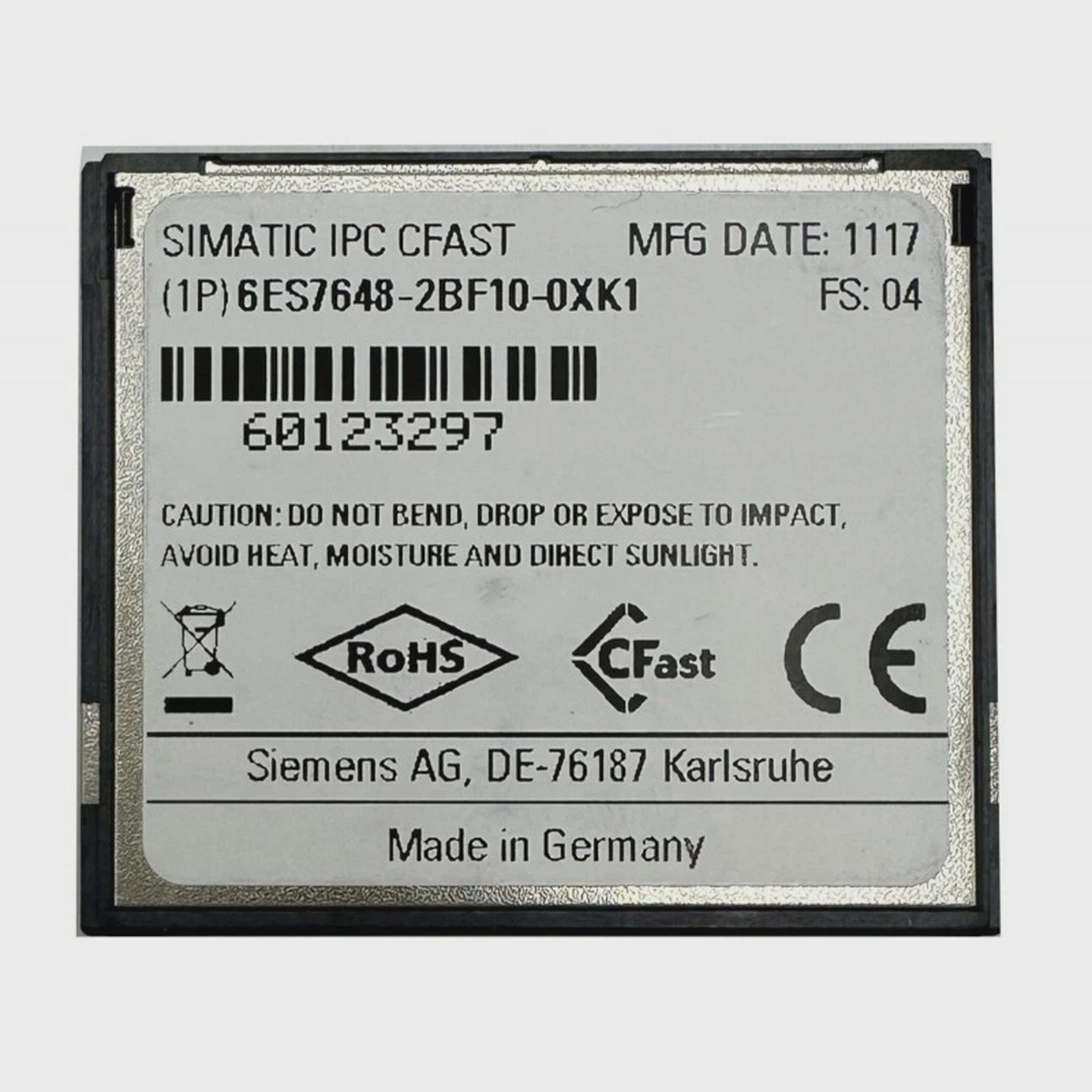 SiemensCFast30GB–ET200SP–6ES7648-2BF10-0XK1