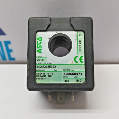 Asco SCXE222E003 Magnetventil Spule 1.9cm Rohr