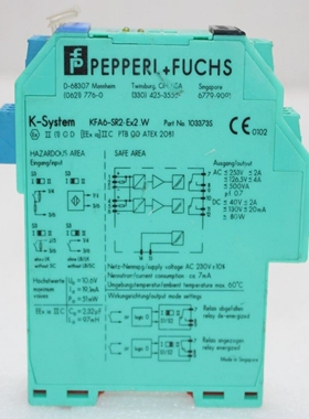 PEPPERLFUCHSKFA6-SR2-EX2.W开关放大器P/N:103373S