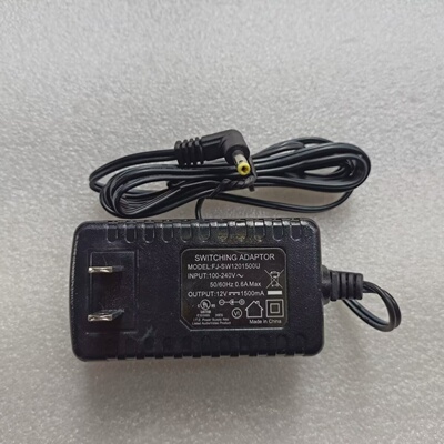 福佳12V1500MA电源适配器FJ-SW1201500U电源供应器插头4.0*1.7MM