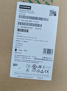 询价*变频器6SL32240BE175UA0