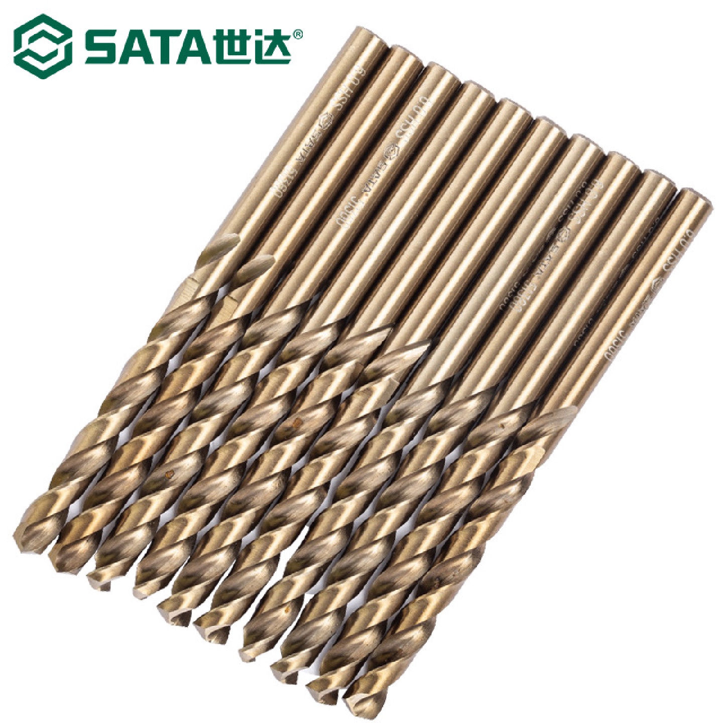 世达52370麻花钻直柄麻花钻头电钻配件含钴M15高速钢10支7.0mm