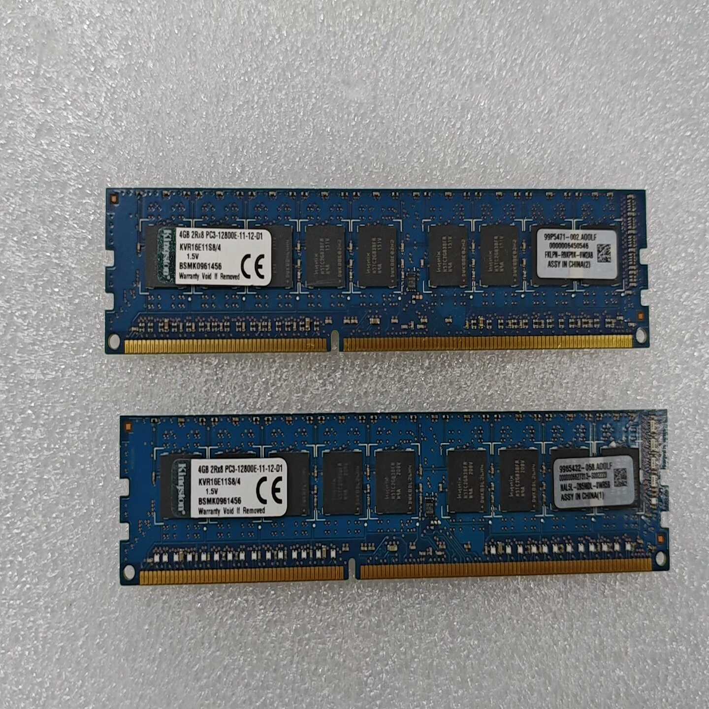 金士顿4G2Rx8PC3-12800E-11-12-D--议价商品