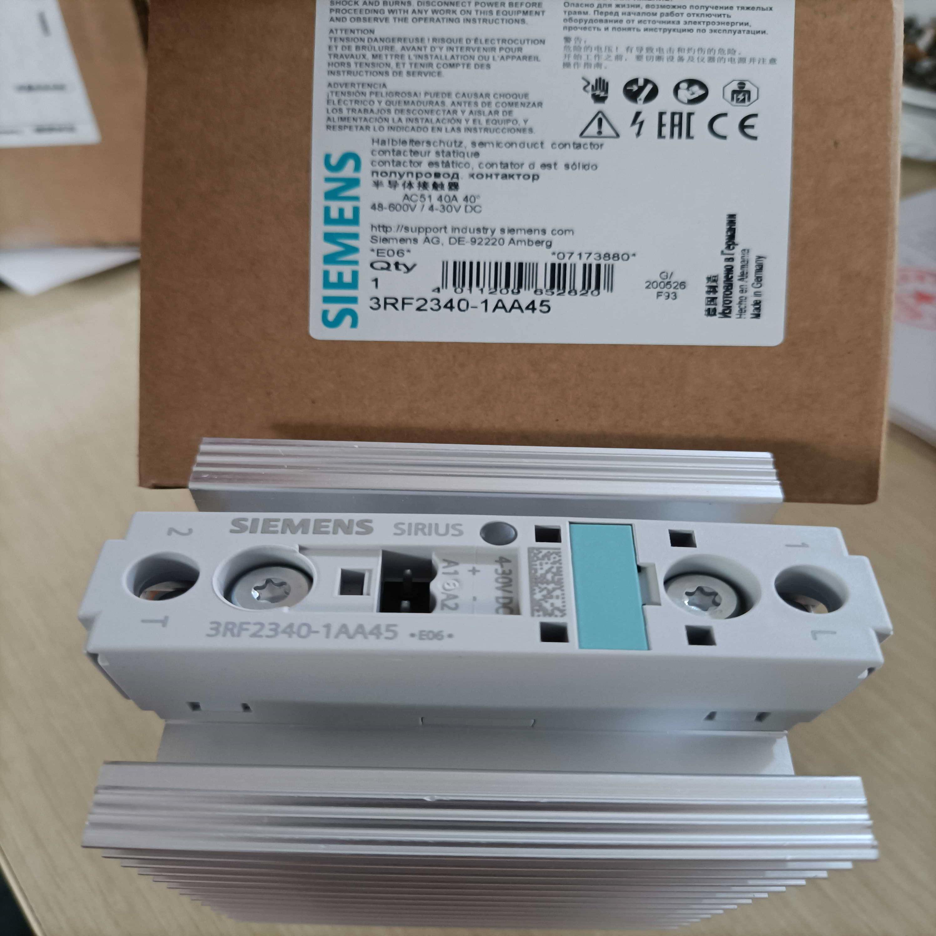3RF2340-1AA45西门子半导体接触器全新原装正品现货，假一赔十