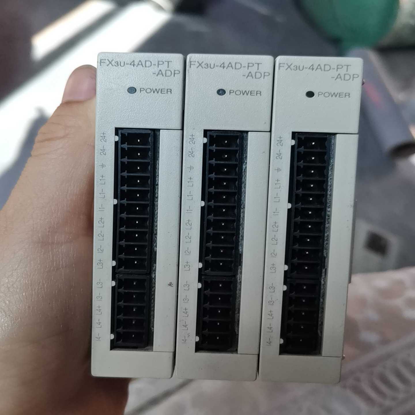 三菱PLC模块FX3U-4AD-PT-ADP，二手拆机，实物--议价商品
