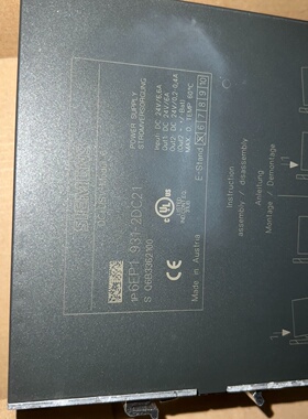 西门子6EP19312DC21电源模块原装正品