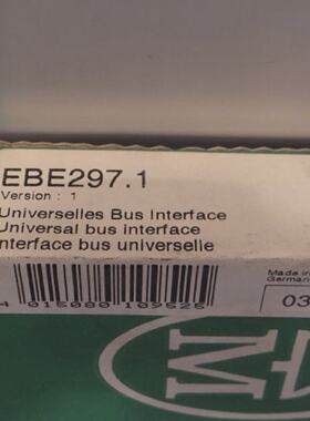 Klckner Moeller EBE297.1 EBE 297.1 LT99.800.364 Version 01 u