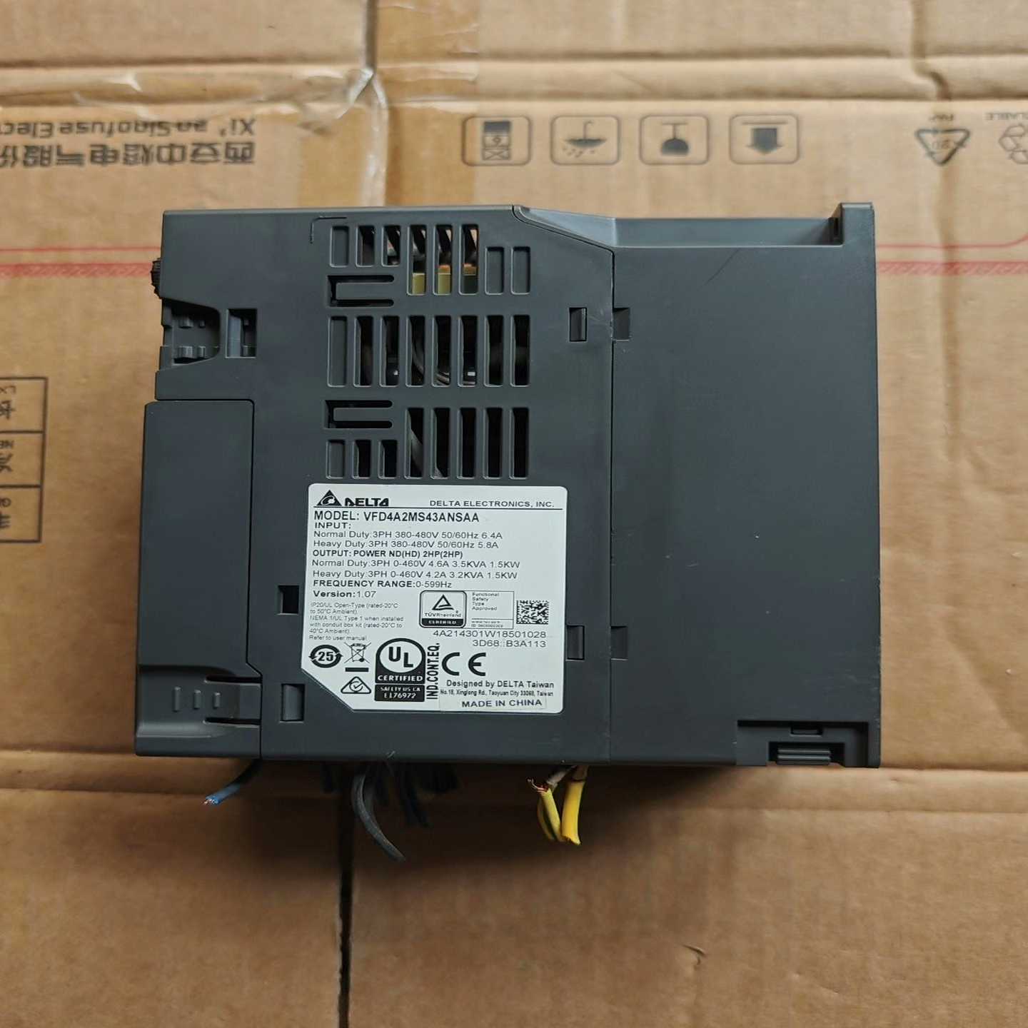 咨询-台达MS300变频器VFD4A2MS43ANSAA1.5