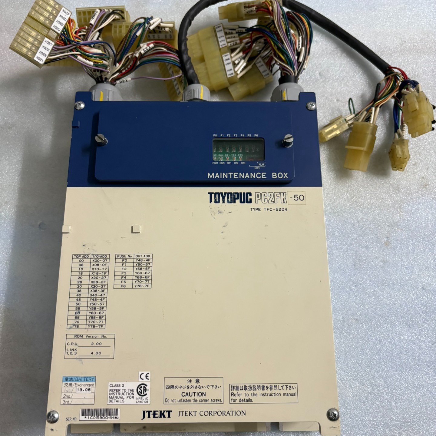 捷太格特TOYOPUCPC2FK50维护盒型号TF议价,电子元器件市场,其它元器件,淘宝优惠券,粉丝福利购,淘宝优惠卷