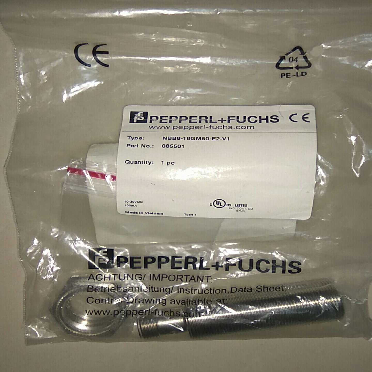 倍加福接近传感器接近开关NBB8-18HM500-E2-V1-议价