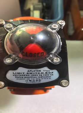 APL210N气动阀门限位开关，带红色指示灯，IP67防护等--议价商品
