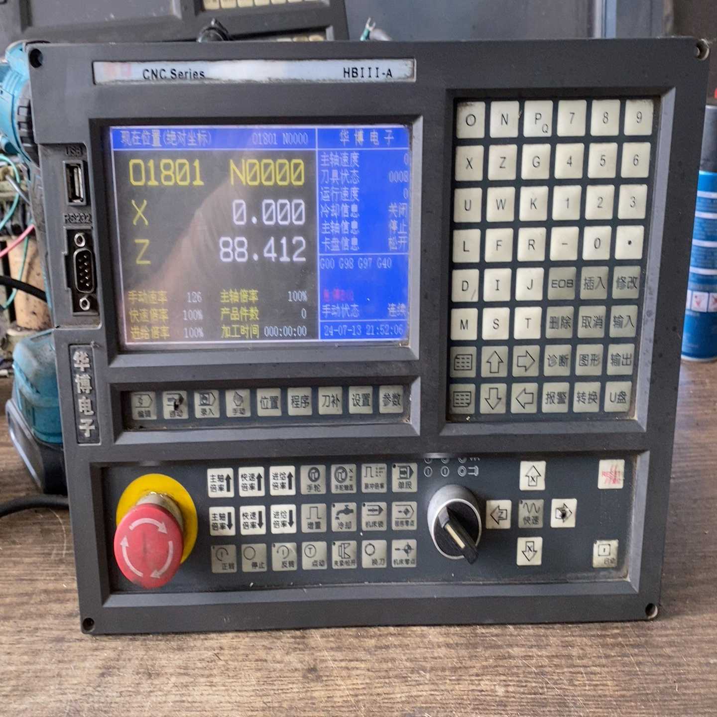 孔庆华博数控系统HBIII-A,正常剪线拆机,成色如图,图片--议价