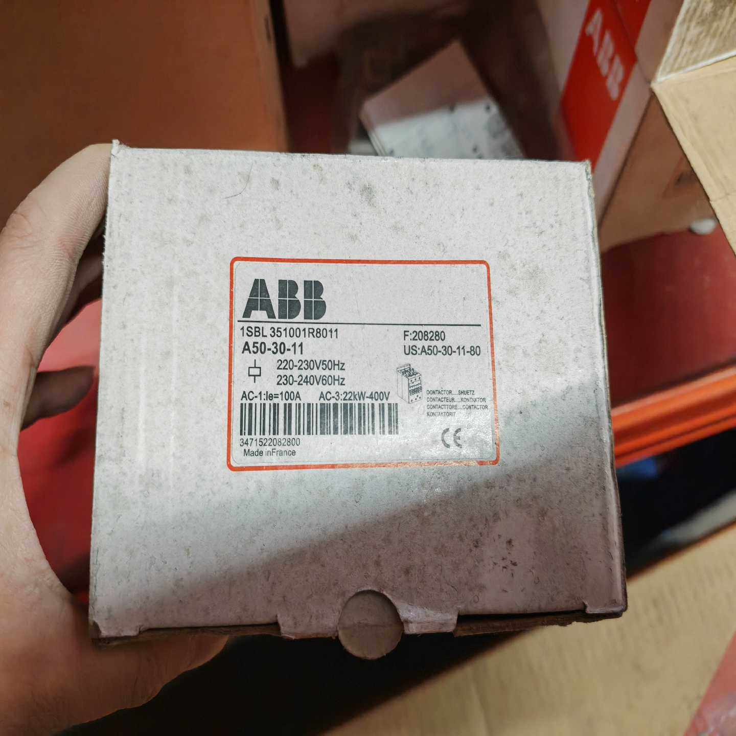 询价~ABB交流接触器 A75-30-11，A63-30-11