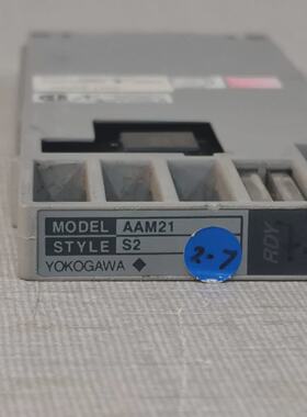 LOT 2 PCS. Yokogawa AAM21S2 Input Module
