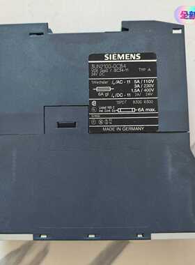 询价SIEMENS西门子3UN2100-0CB4继电器，实物