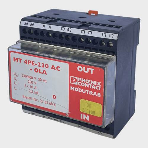 Phoenix Contact MT4PE230 berspannungsschutzgert 230  400V 50 - 封面