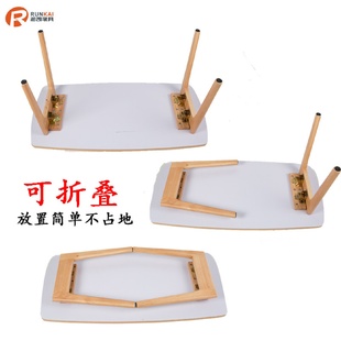 简约实木茶几果壳圆盘几极简现代卧室边几小桌子厂家批发 润凯日式