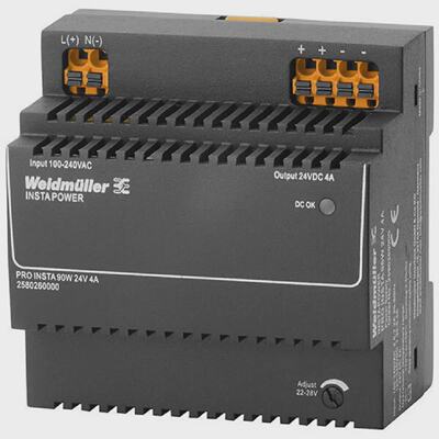 Weidmller 2580260000 Pro Insta Power Supply 24V 4A 96W 1pc